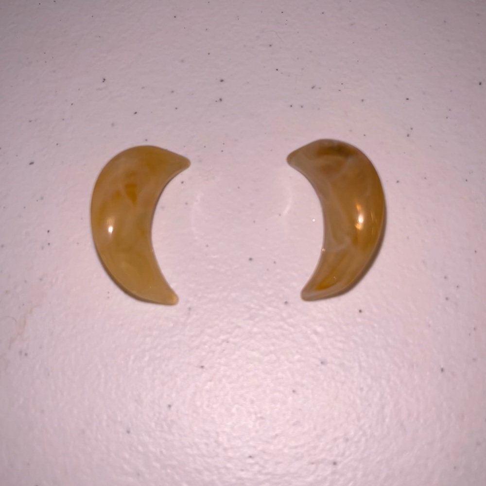💙 Vintage Crescent Moon Earrings